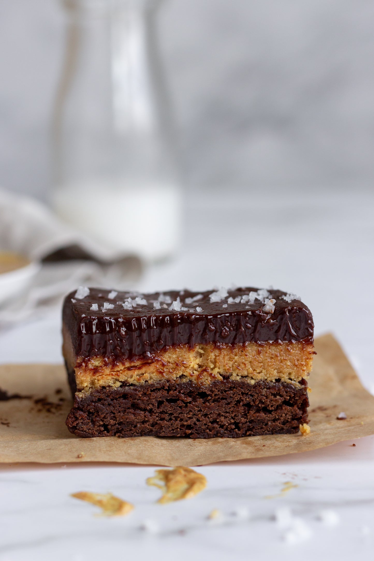 Vegan Peanut Butter Brownie Bar